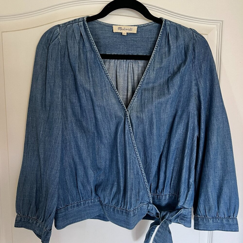 Madewell wrap blouse